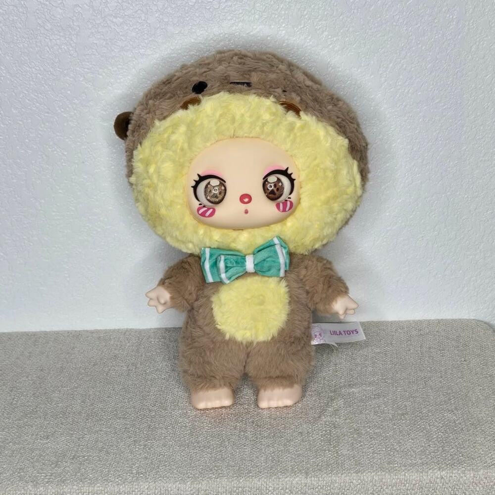 Liila Toys 600% Animal Garden Plush Figure MR-B03 Brown Yellow Kawaii 14"
